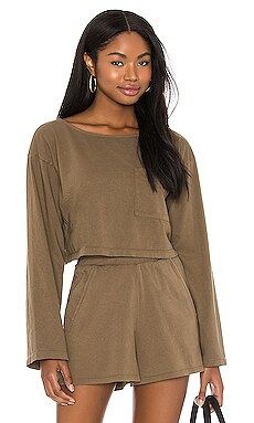 Lovers + Friends Astrid Top in Olive Green from Revolve.com | Revolve Clothing (Global)