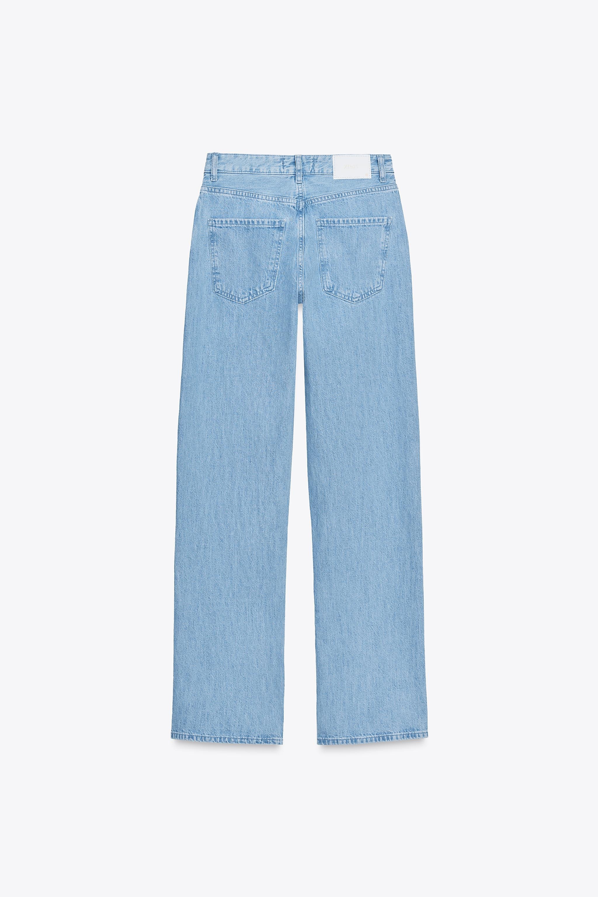 Z1975 STRAIGHT LEG MID-RISE COMBINED JEANS | Zara US