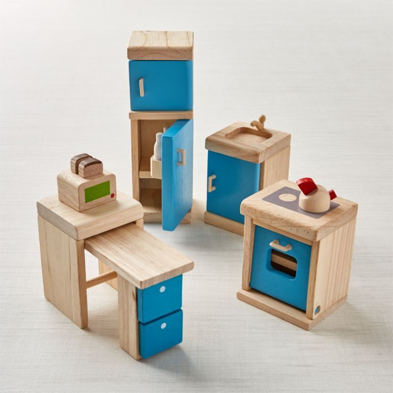Plan Toys Kitchen Dollhouse Furniture + Reviews | Crate & Kids | Crate & Barrel