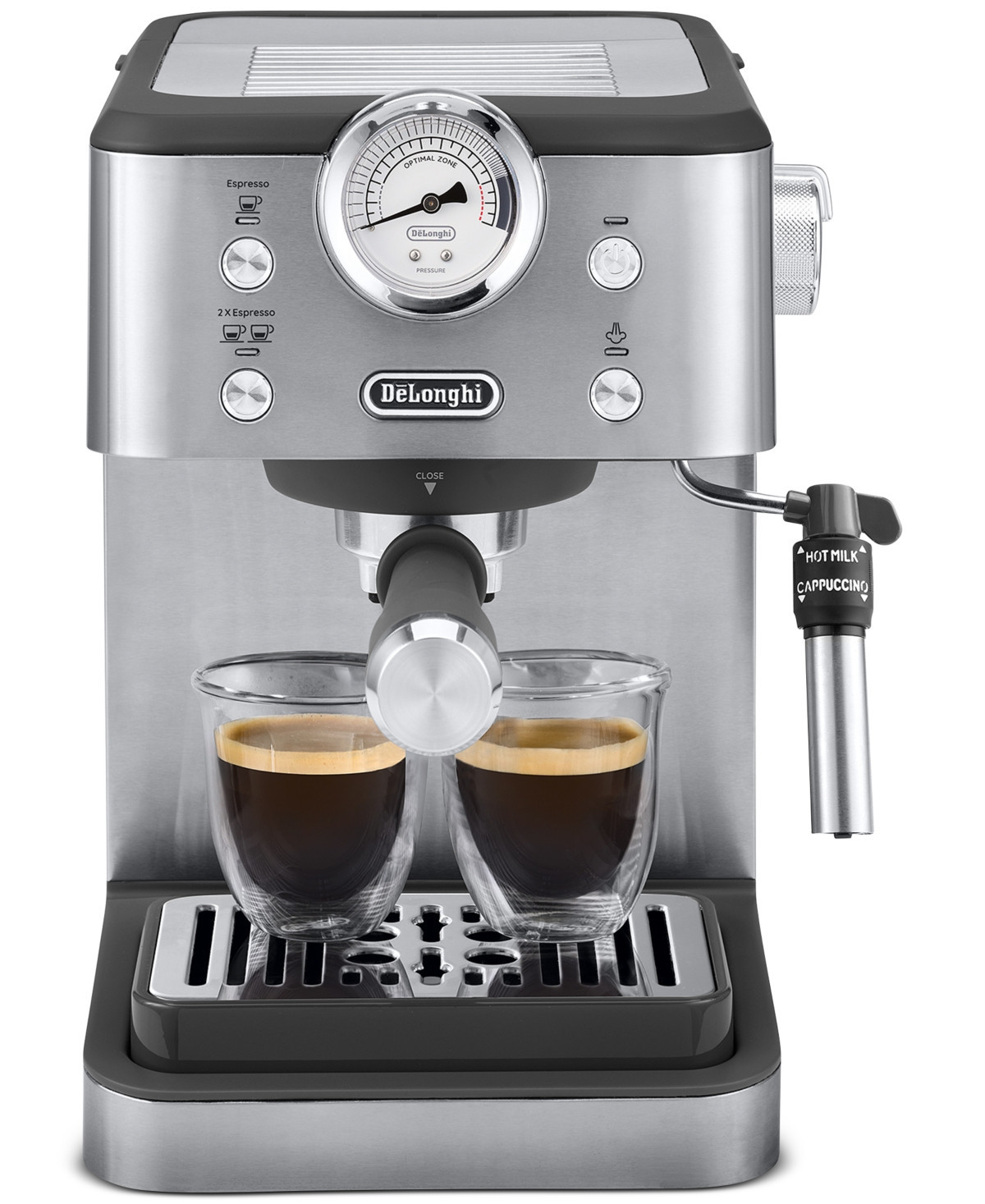 De'Longhi Classic Espresso Machine - Stainless Steel Grey | Macy's