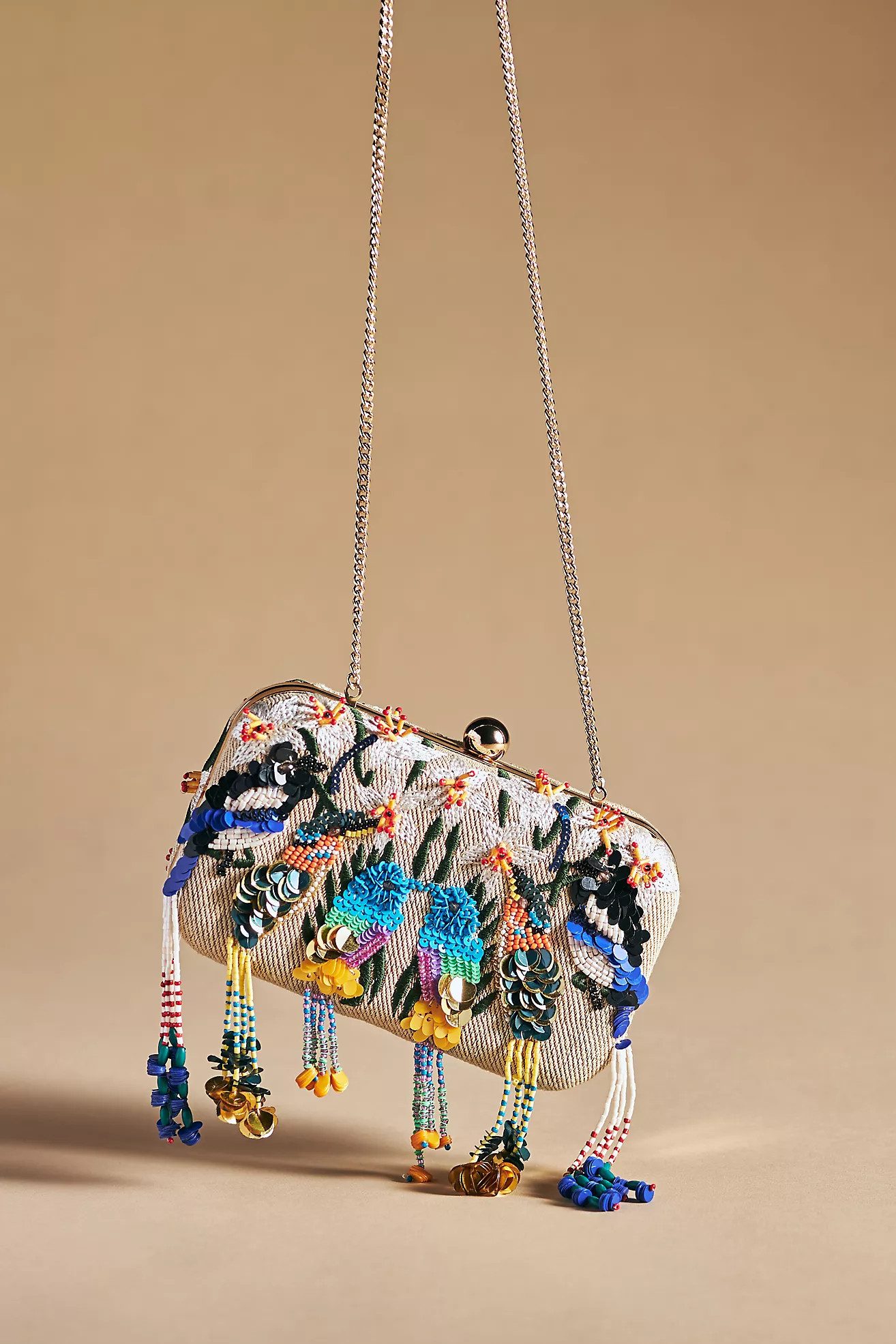 Beaded Bird Clutch | Anthropologie (US)