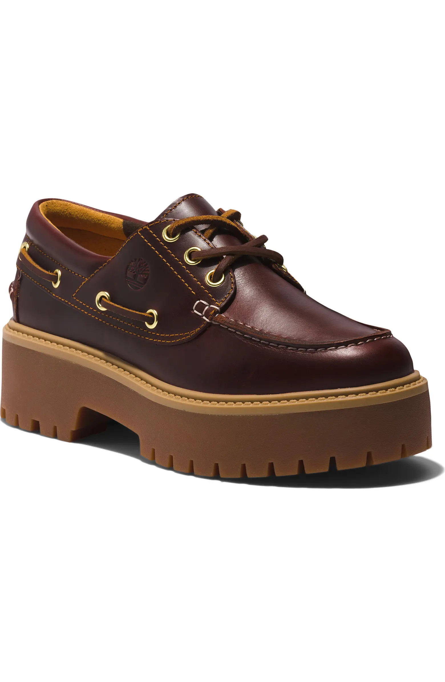 Stone Street Platform Boat Shoe (Women) | Nordstrom