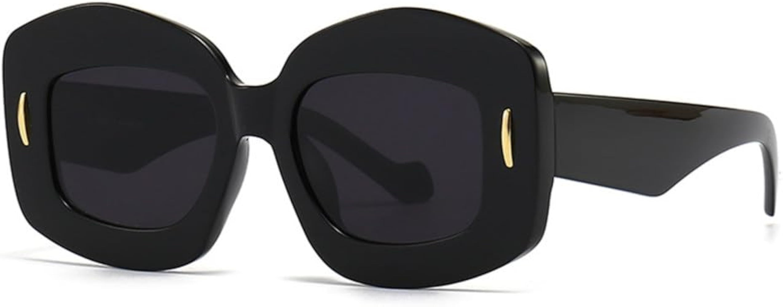 MUTYNE Classic Square Sunglasses Women Vintage Retro Rivets Sun Glasses Men Fashion Luxury Shades... | Amazon (US)