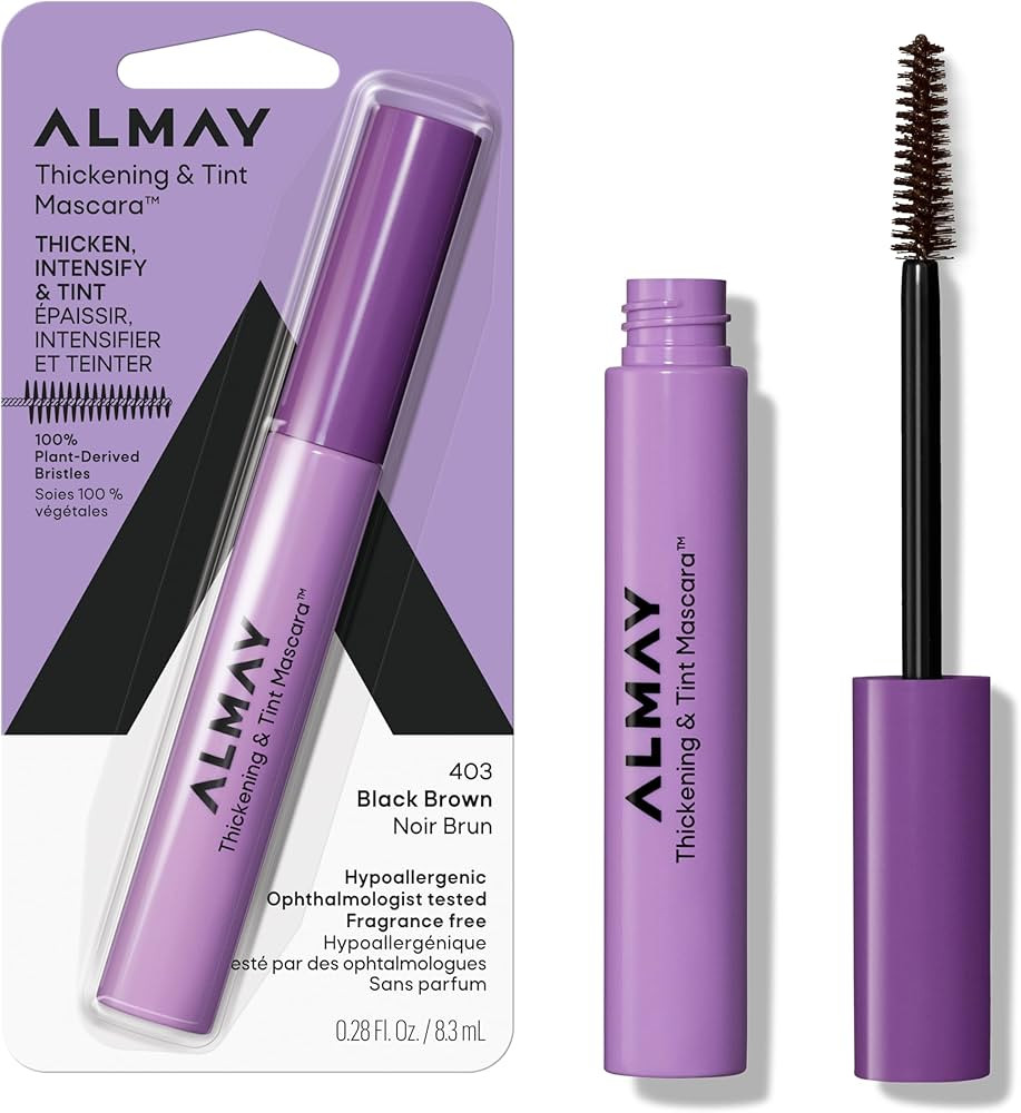 Almay Thickening & Tint Mascara, Instant Soft Full Volume, Conditions & Darkens Natural Lashes Ov... | Amazon (US)