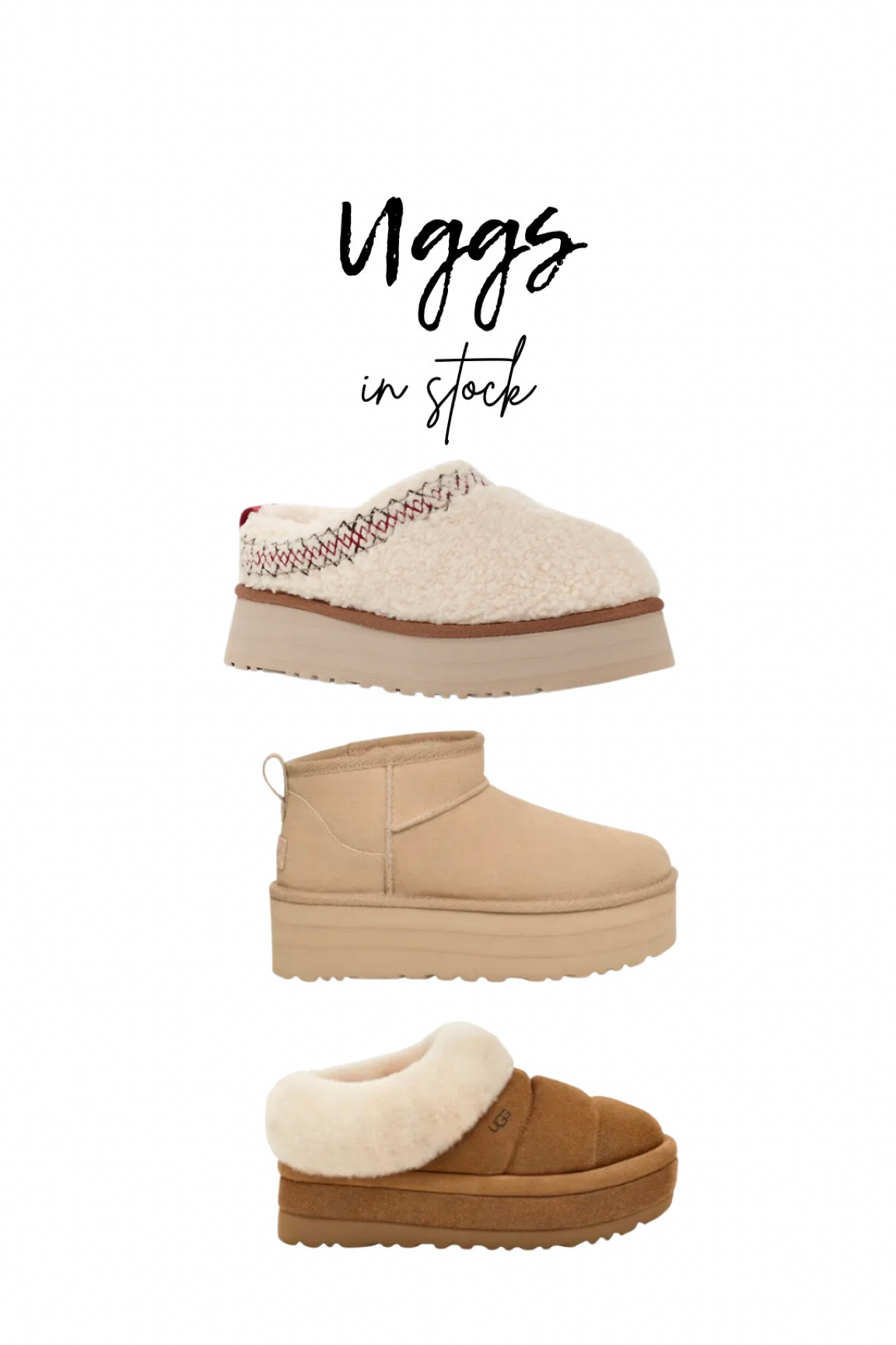 Uggs in stock 🫶🏼 #uggs #fall #fallfashion #comfy #ltkuggs 

#LTKSeasonal #LTKshoecrush #LTKFind