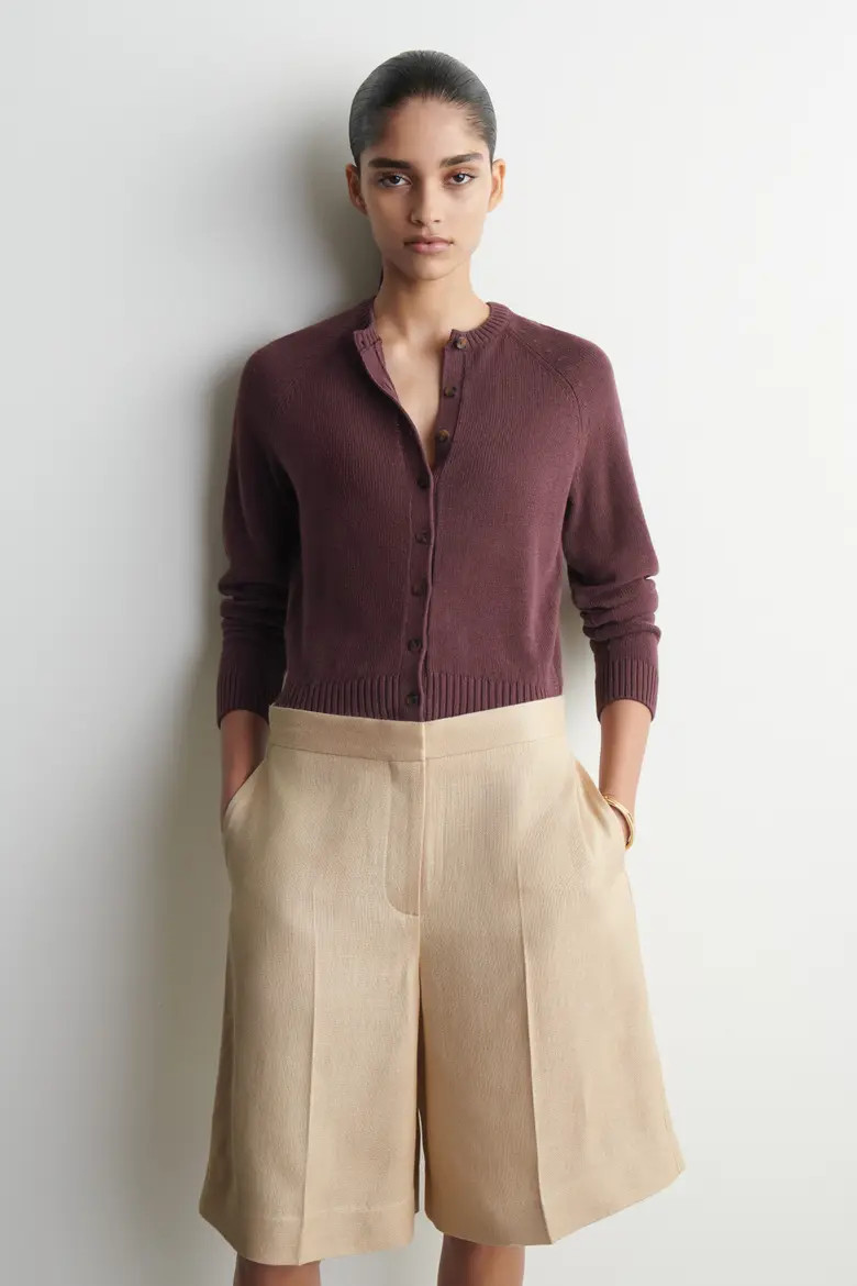 Knitted Linen Cardigan (Women) | Nordstrom | Nordstrom