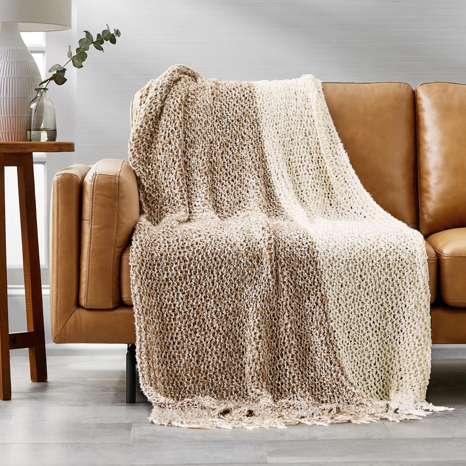 Member's Mark Acrylic Block Knit Throw, 60" x 70" | Sam's Club