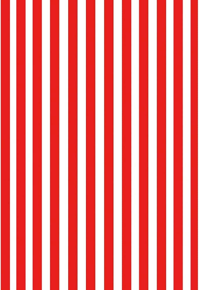 Laeacco 5x7FT Red and White Stripes Backdrop Vertical Striped Photography Background Newborn Baby... | Amazon (US)