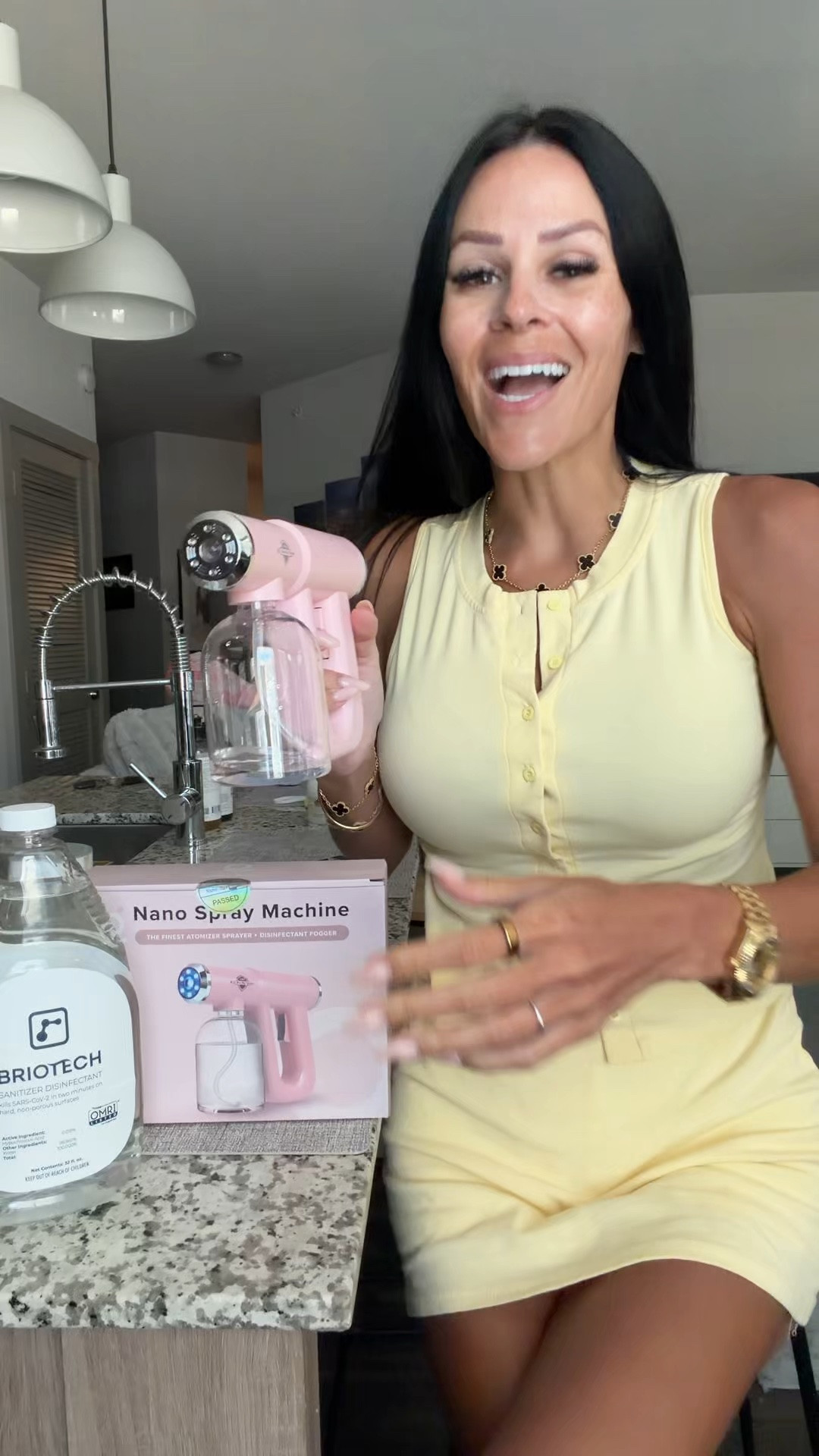 I genuinely wish I would’ve found this sooner. 😳

I saw another creator using this while traveling for her daughter’s cheer competition and watched her completely spray down her hotel room before anyone even brought their stuff inside. I immediately thought, wait… I NEED this for travel.

It’s a rechargeable nano mister that creates an ultra-fine mist, and the more I think about it, the more uses I find for it.

Hotel room? ✔️
Airbnb? ✔️
Shoes after walking around who-knows-where? ✔️
Thrifted or ThredUp clothes before they go into your closet? ✔️
Suitcase after a trip? ✔️
Car surfaces? ✔️
Gym equipment? ✔️
High-touch surfaces when traveling? ✔️
Even misting plants at home? ✔️🌿

And I love that it’s small, cordless and easy to throw in a travel bag. Sometimes having something with you that lets you take an extra step is enough to give you that little bit of peace of mind when you’re away from home.

Now I’m looking at my entire travel routine wondering why I didn’t have one of these years ago. 😂

If you travel often, stay in hotels/Airbnbs, thrift, or just like having your own cleaning/disinfecting routine… I’d definitely look into this one. 🫶🏼

#AmazonFinds #TravelEssentials #HotelHacks #CleaningHacks #TravelMustHaves

#LTKselfcare #LTKdayinmylife #LTKTravel