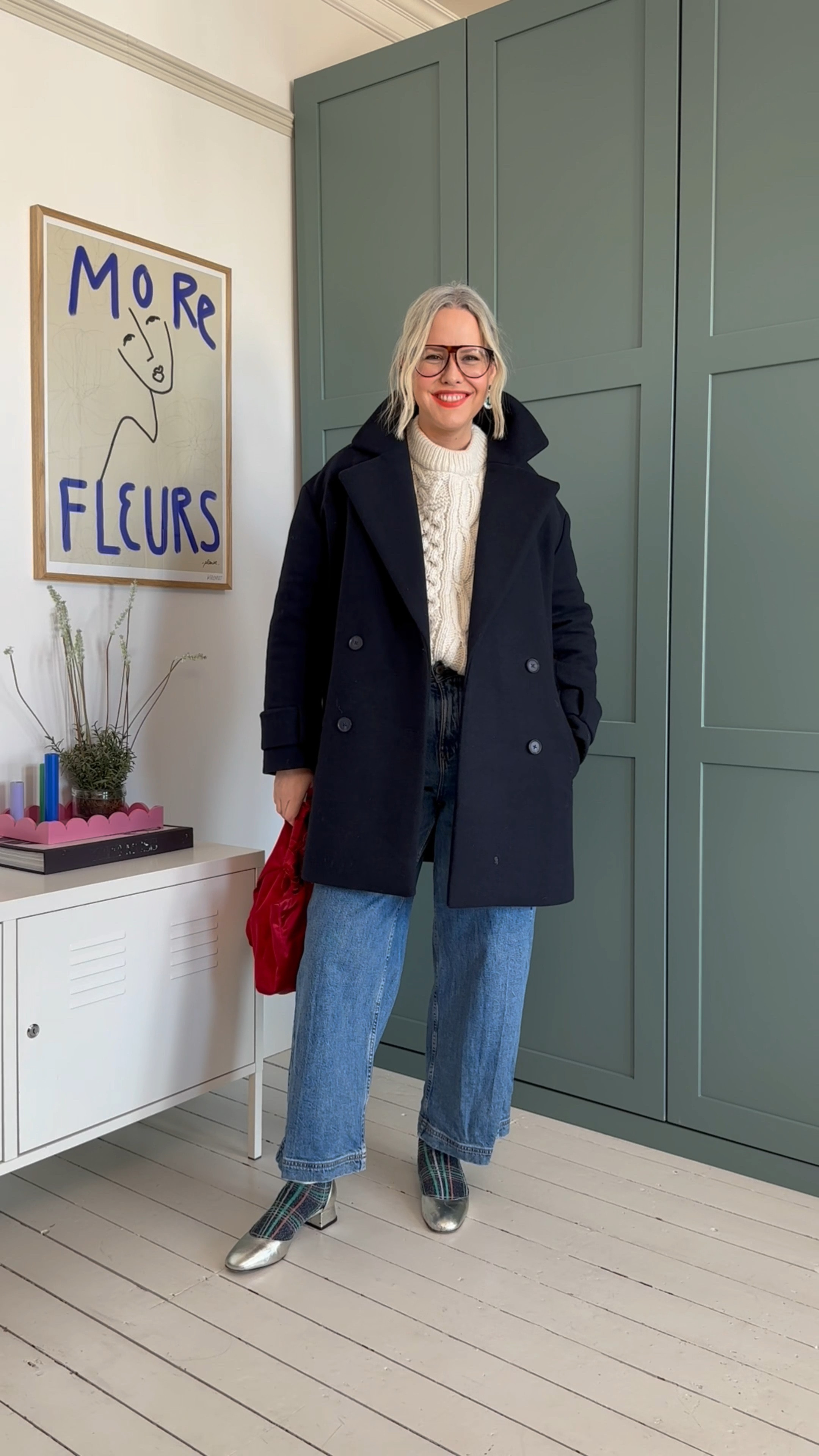 Knit Jumper, H&M, Velvet Bow, Oliver Bonas, Jeans, M&S, Coat

#LTKSeasonal #LTKeurope #LTKstyletip