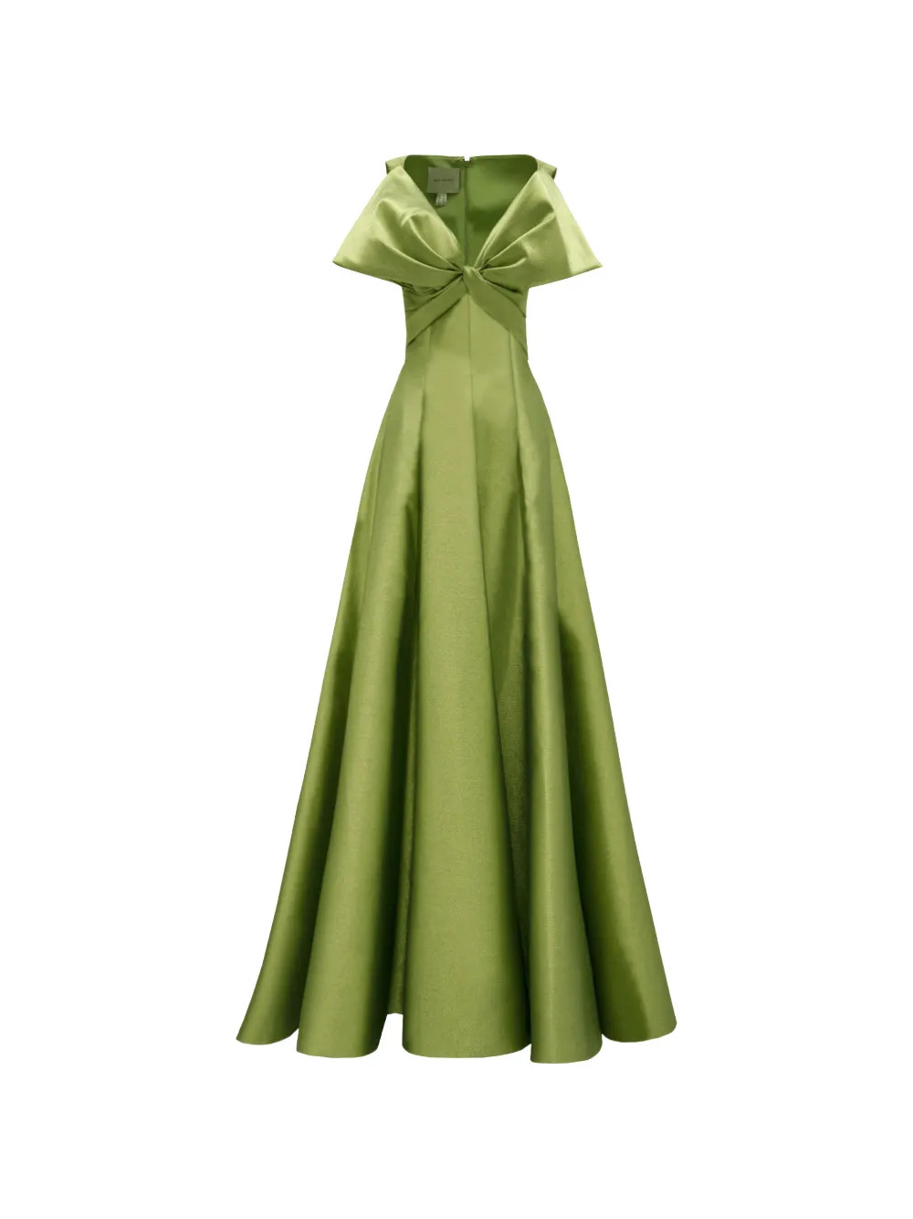 Gemy Maalouf bow-detail maxi dress - Green | Farfetch Global