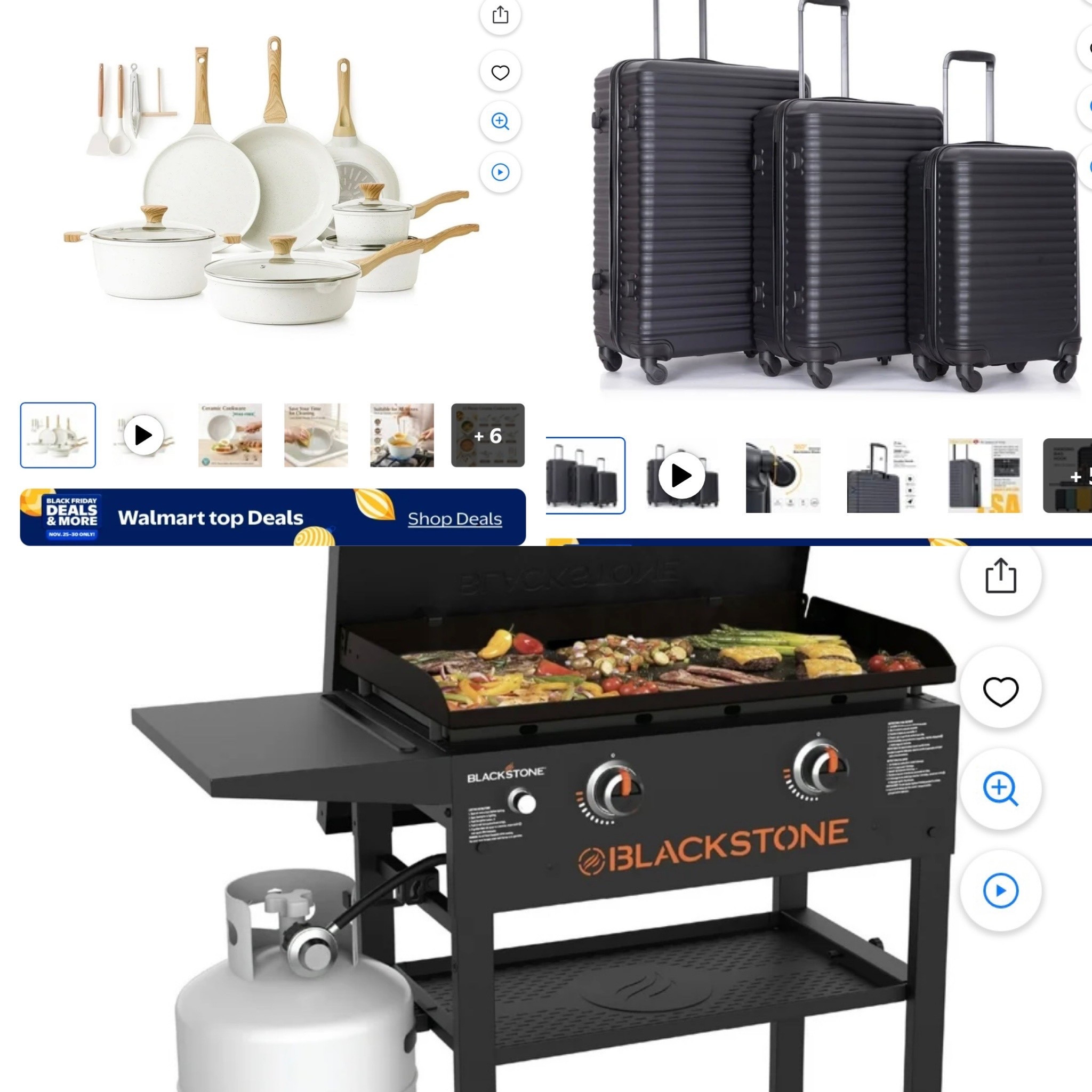 Walmart Top Deals 

#blackstone #luggage #potsandpans #giftguide #blackfriday 

#LTKHoliday #LTKCyberWeek #LTKGiftGuide