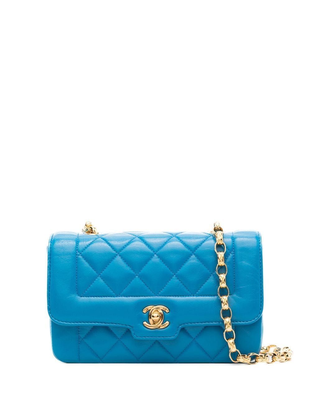 CHANEL Pre-Owned 1990 Small Diana Quilted Shoulder Bag - Farfetch | Farfetch Global