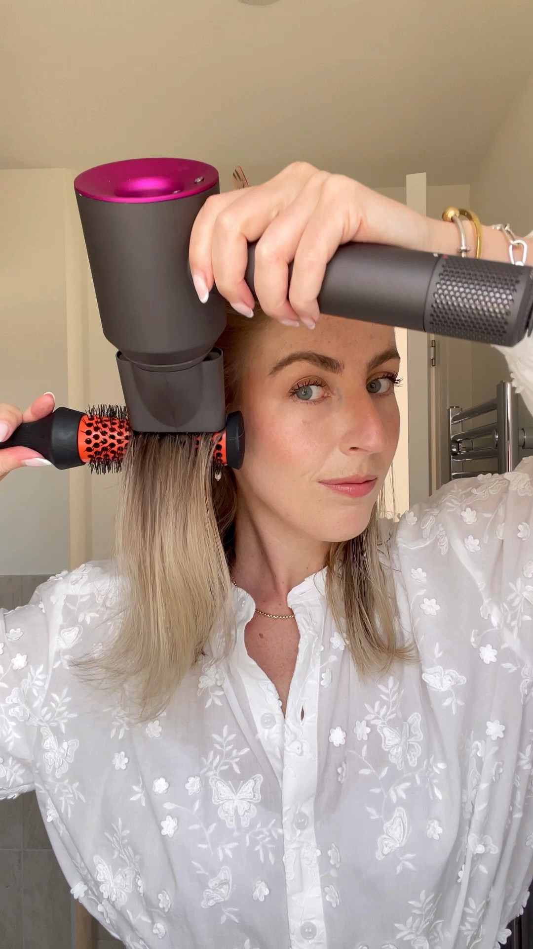 My home blow dry routine 💁🏼‍♀️ 

Hair care, kerastase, color wow dream coat, hair brushes, Dyson hair dryer, dyson supersonic, denman brushes 

#LTKbeauty #LTKFind #LTKstyletip
