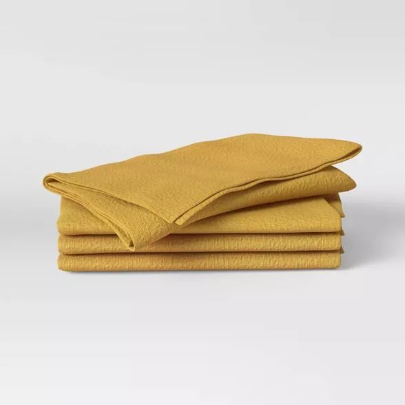 4pk Cotton Easy Care Napkins - Threshold™ | Target