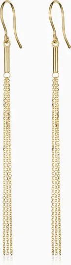 14K Yellow Gold Vicenza Tassel Drop Earrings | Nordstrom