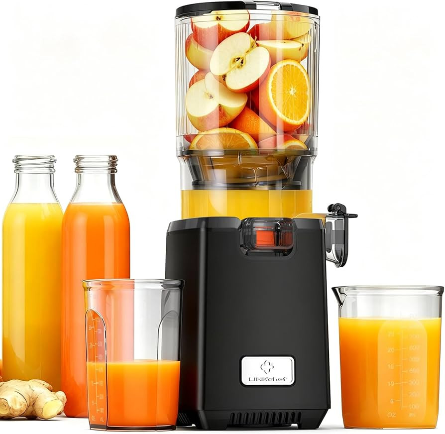 LINKChef Cold Press Juicer \u2013 250W Juicer Machines, 5.12" Large Feed Chute for Whole Fruits &... | Amazon (US)
