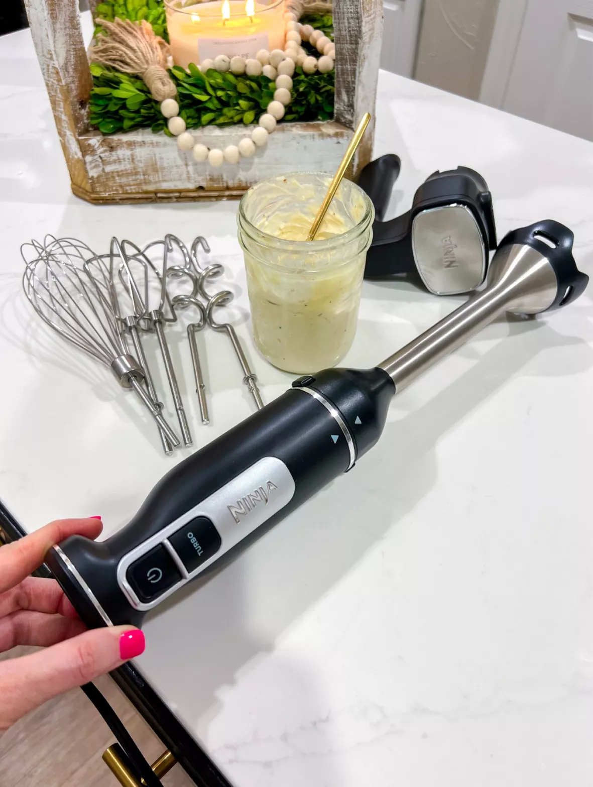 Ninja Foodi Power Mixer System Immersion Blender and Hand