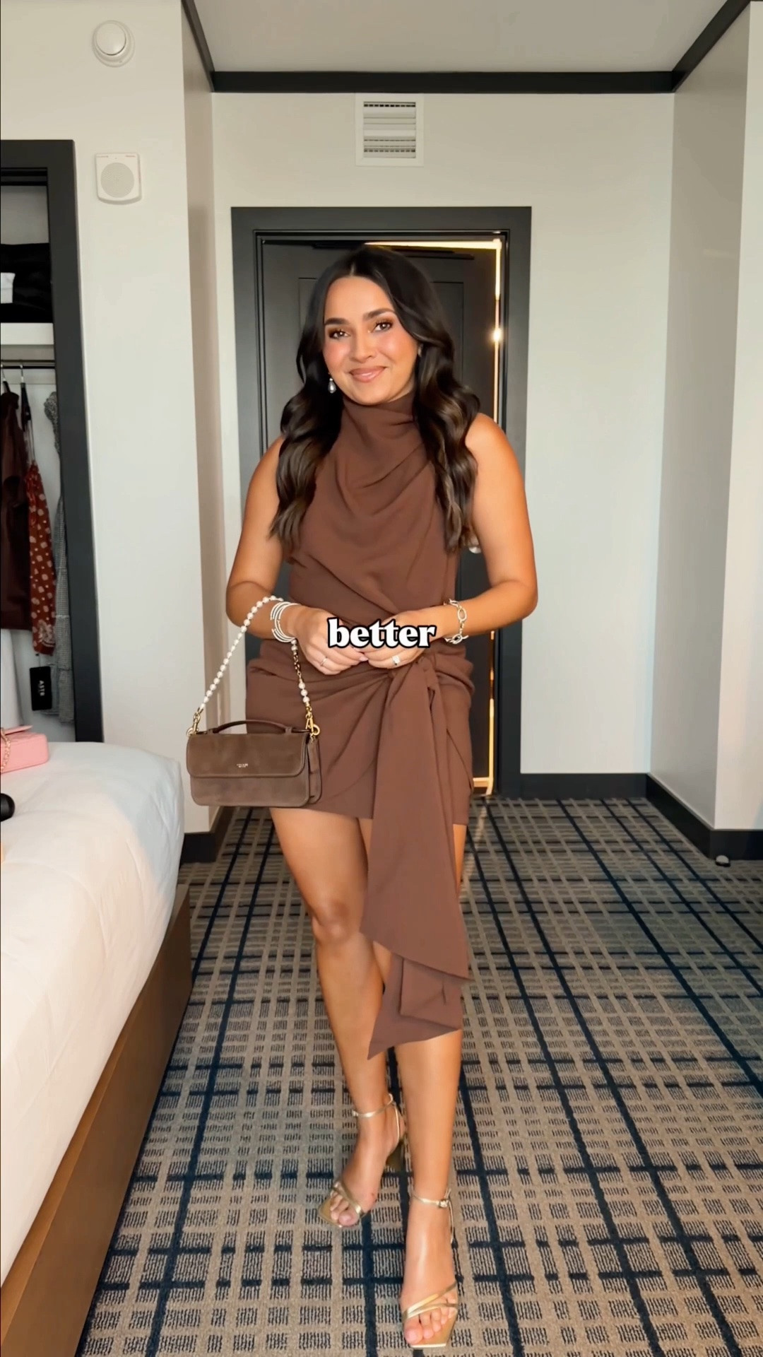 Dress size xs TTS 
heels size 5 TTS

#LTKCon #LTKPetite #LTKgrwm