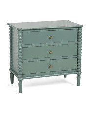 3 Drawer Spindle Dresser Chest | TJ Maxx