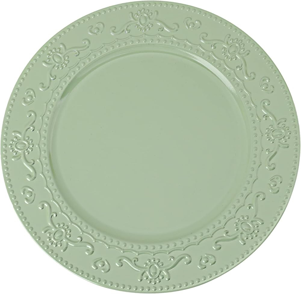 Brightalk 13-Inch Charger Plates, 6Pcs Dinner Plate Chargers Round Server Ware Compatible with Ce... | Amazon (US)