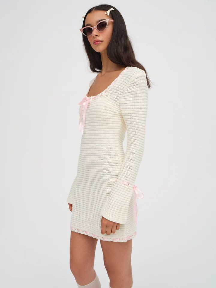 Olina Crochet Mini Dress | For Love & Lemons