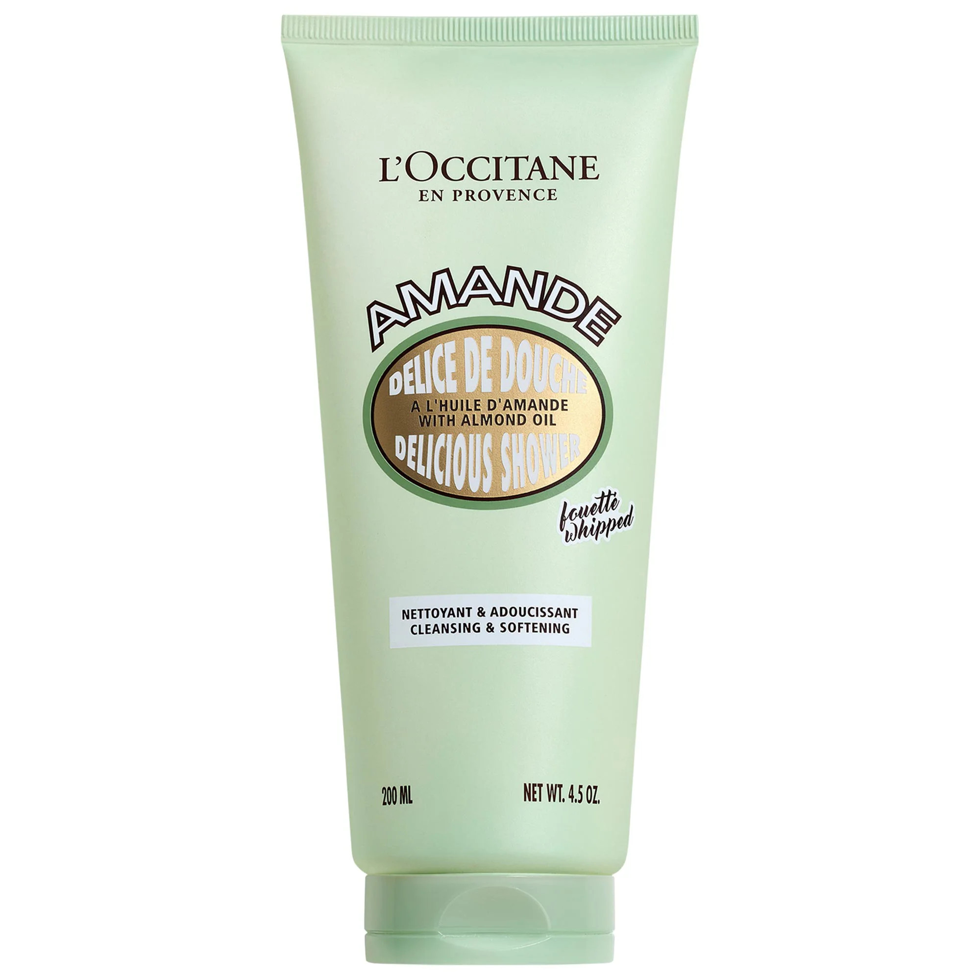 L'Occitane Nourishing Whipped Almond Delicious Shower Body Cleanser 4.5 oz / 200 ml | Sephora (US)