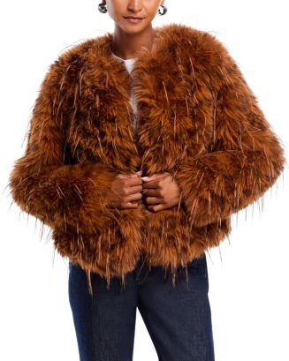 AQUA Faux Fur Toggle Jacket - Exclusive  | Bloomingdale's Women | Bloomingdale's (US)