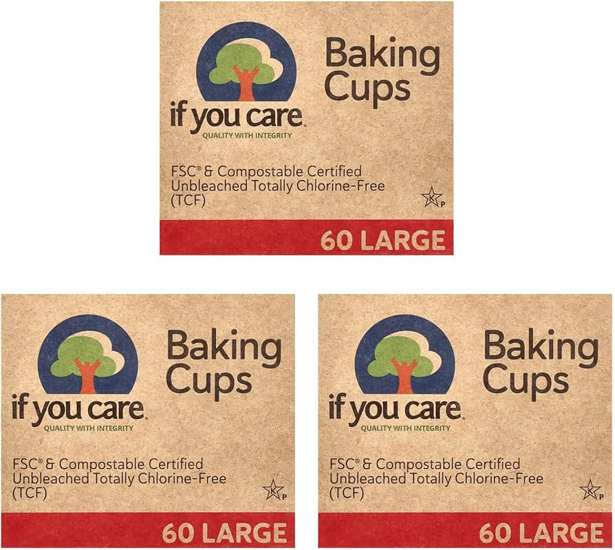 If You Care Unbleached Large Baking Cups, 60 ct, 3 pk | Amazon (US)