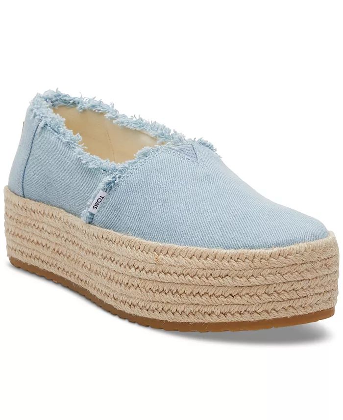 Women's Valencia Canvas Platform Espadrilles | Macys (US)