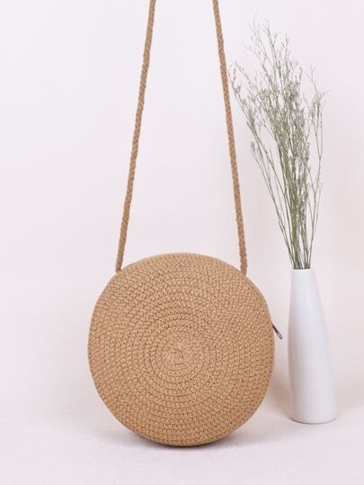 Straw Circle Bag | SHEIN