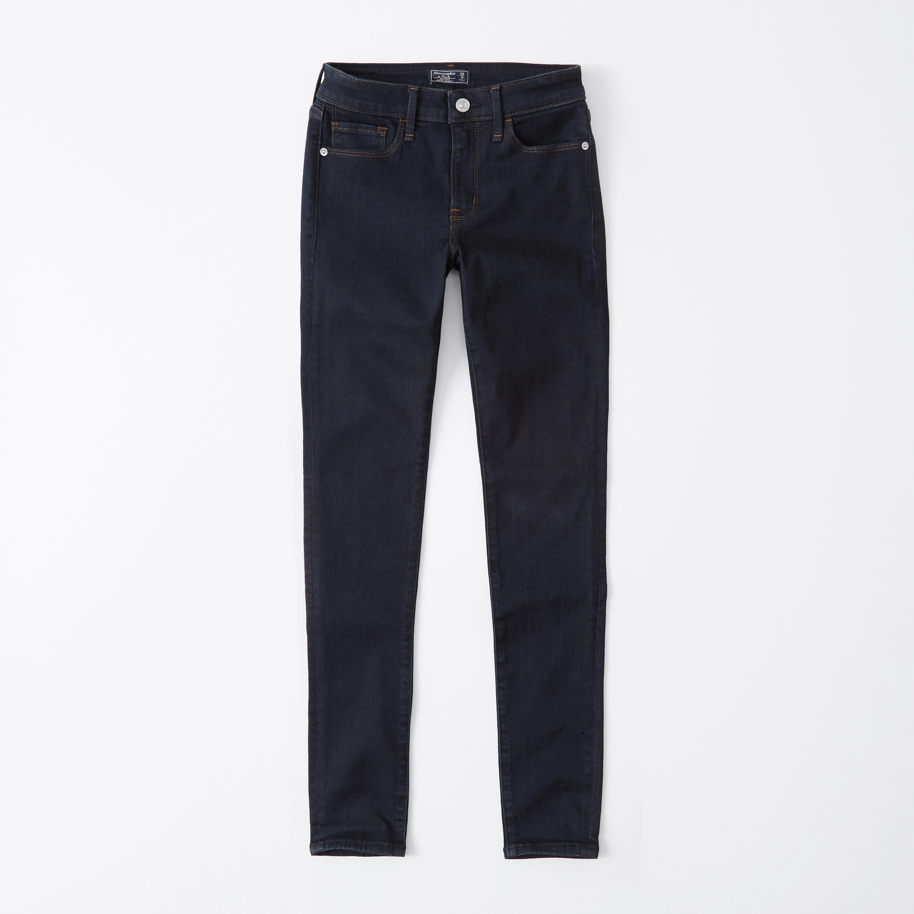 Mid Rise Super Skinny Jeans | Abercrombie & Fitch (US)
