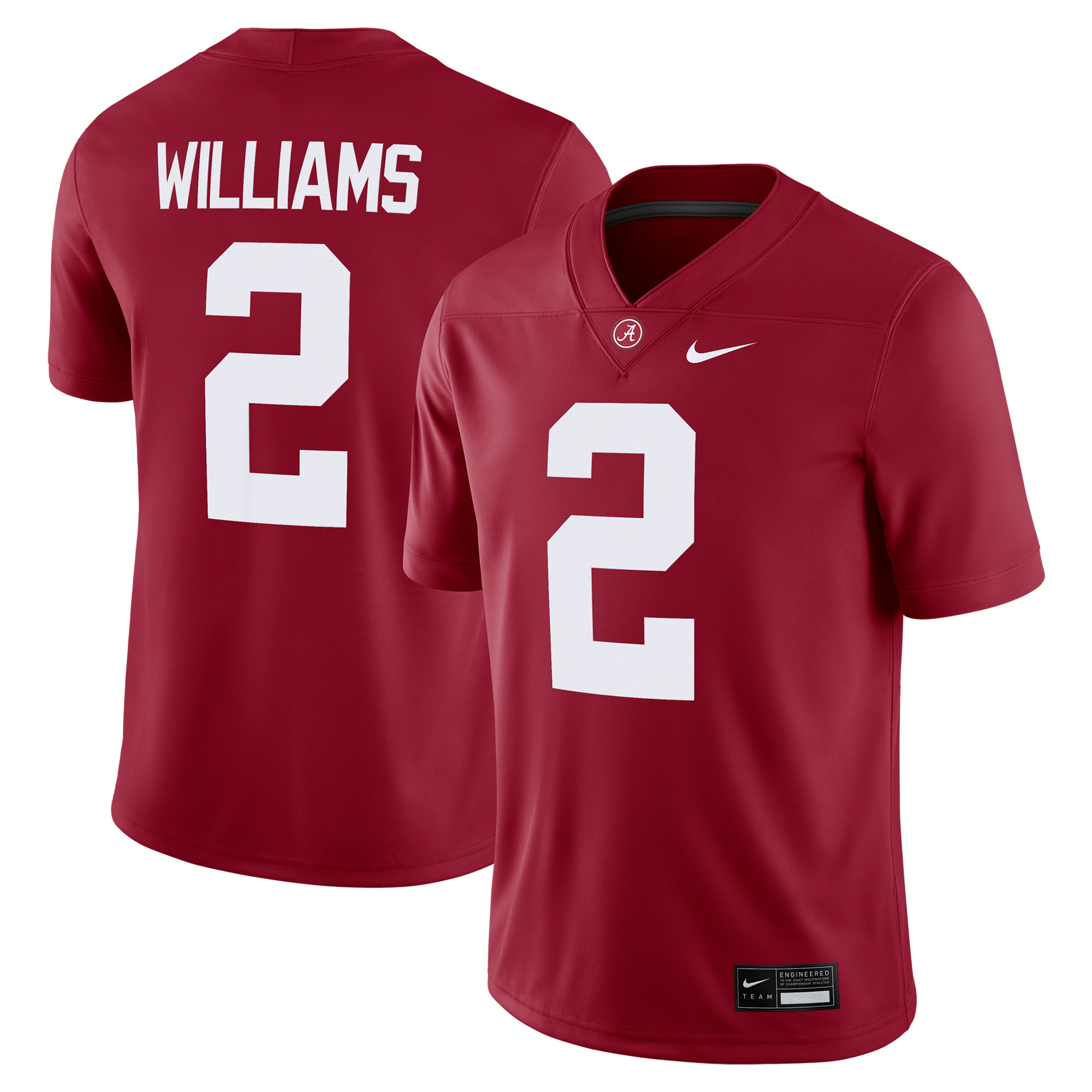 Men's Nike Ryan Williams Crimson Alabama Crimson Tide NIL Football Game Jersey | Fanatics