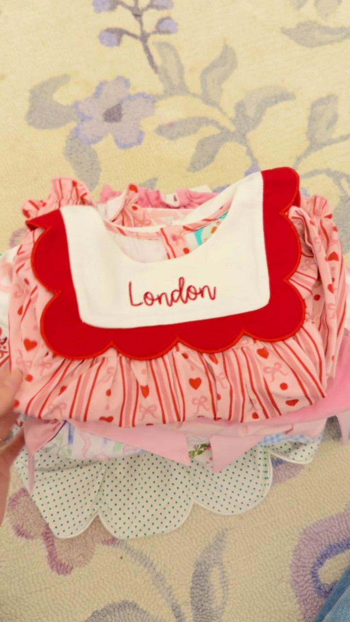 My smocked auctions order for the girls! valentine's day outfits, vday outfits, spring outfits  

 #LTKFindsUnder50 #LTKBaby #LTKKids