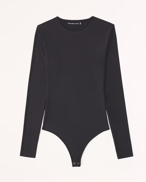 Women's Soft Matte Seamless Long-Sleeve Crew Bodysuit | Women's Sale | Abercrombie.com | Abercrombie & Fitch (UK)