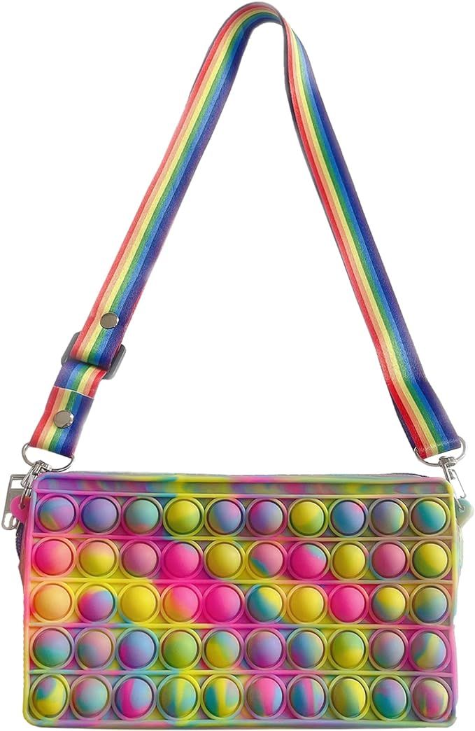 yohica Pop it Purse Fidget POP IT Bag for Girls Women pop it Bags pop it Fidget Purse Bags Toys f... | Amazon (US)