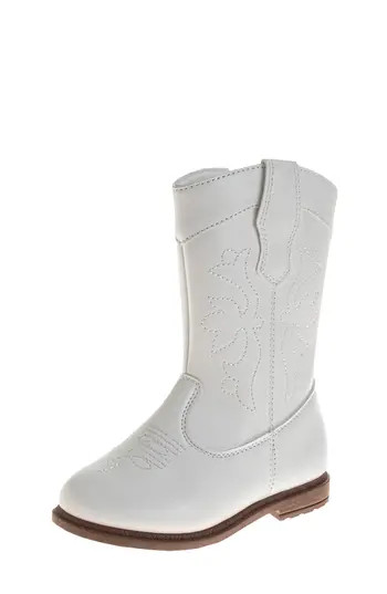 Laura Ashley Kids' Cowgirl Boot in White at Nordstrom Rack, Size 9 | Nordstrom Rack