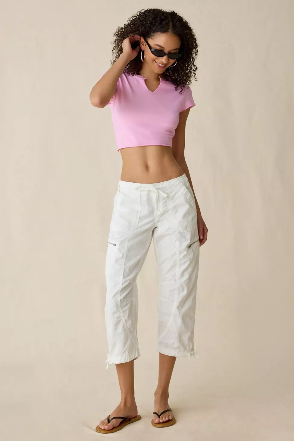 BDG Sidekick Crop Cotton Utility Pants | Urban Outfitters (US and RoW)