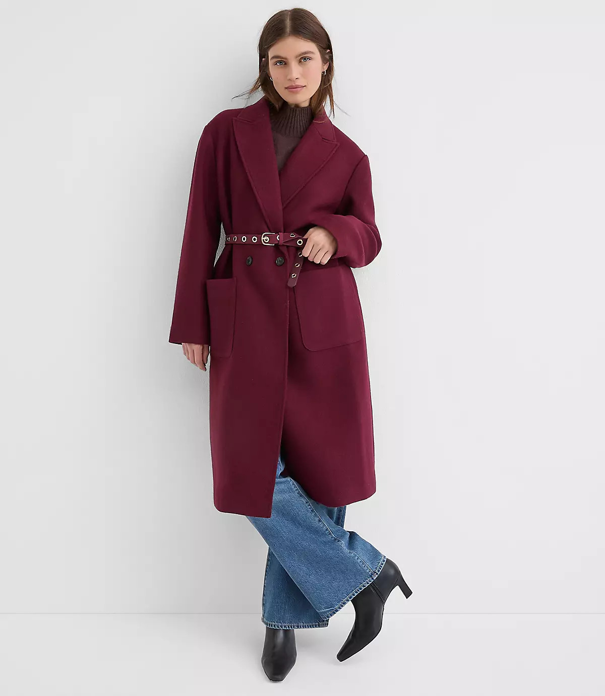 Tall Patch Pocket Coat | LOFT