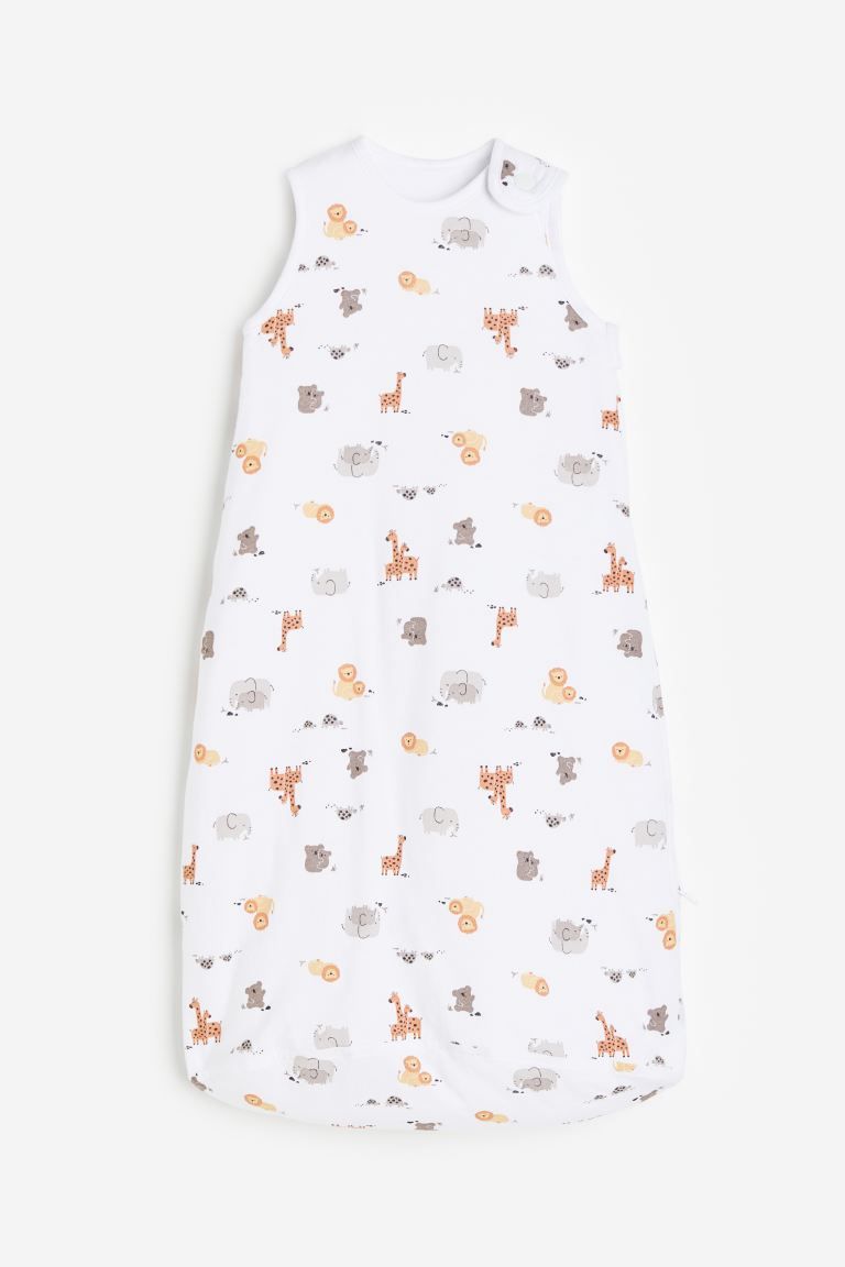 Printed sleep bag - White/Giraffes - Kids | H&M GB | H&M (UK, MY, IN, SG, PH, TW, HK)