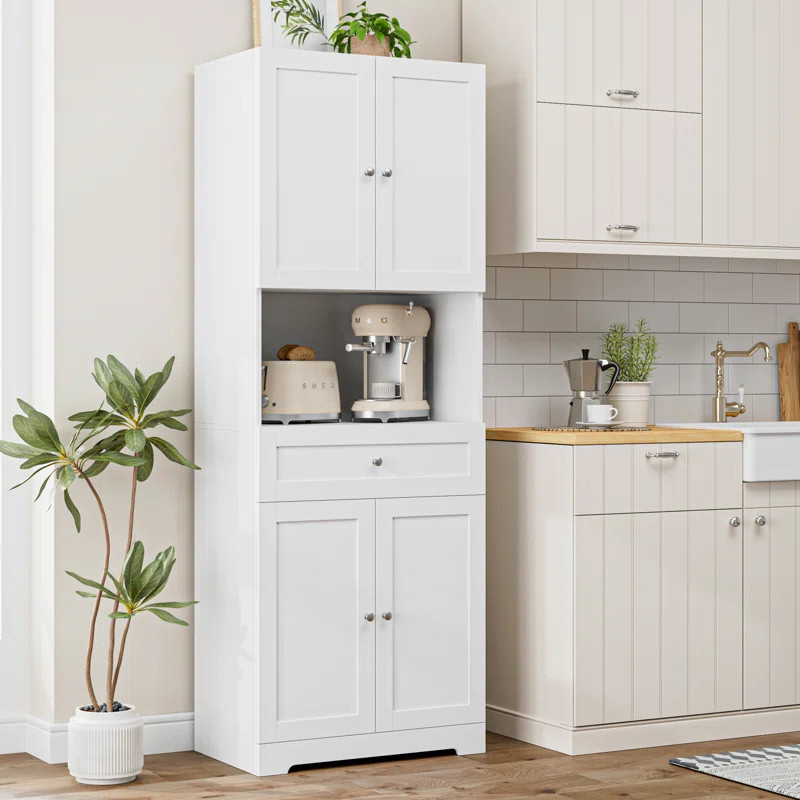 Lark Manor Annibelle 67.5'' Kitchen Pantry & Reviews | Wayfair | Wayfair North America