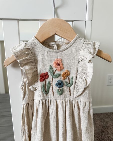 Embroider a dress for your little girl with my Flower Patch embroidery pattern. 
Everything is linked. Including lots of cute dress and romper options 🫶🏻

#LTKSeasonal #LTKbaby #LTKkids