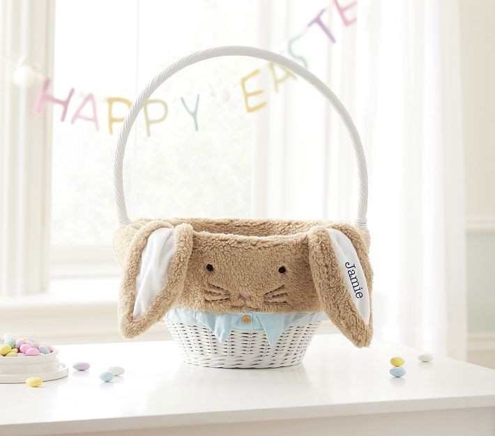 Peter Rabbit™ Sherpa Ear Easter Basket Liners | Pottery Barn Kids