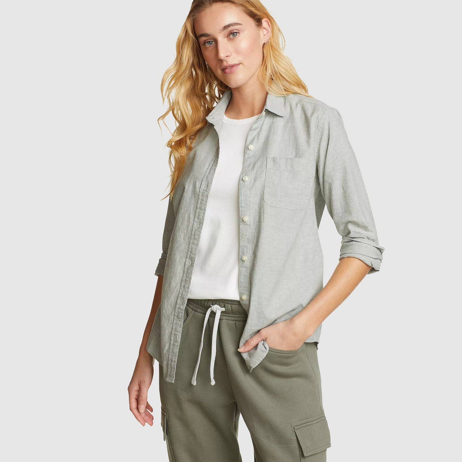 Women's On The Go Performance Long-Sleeve Shirt | Eddie Bauer, LLC