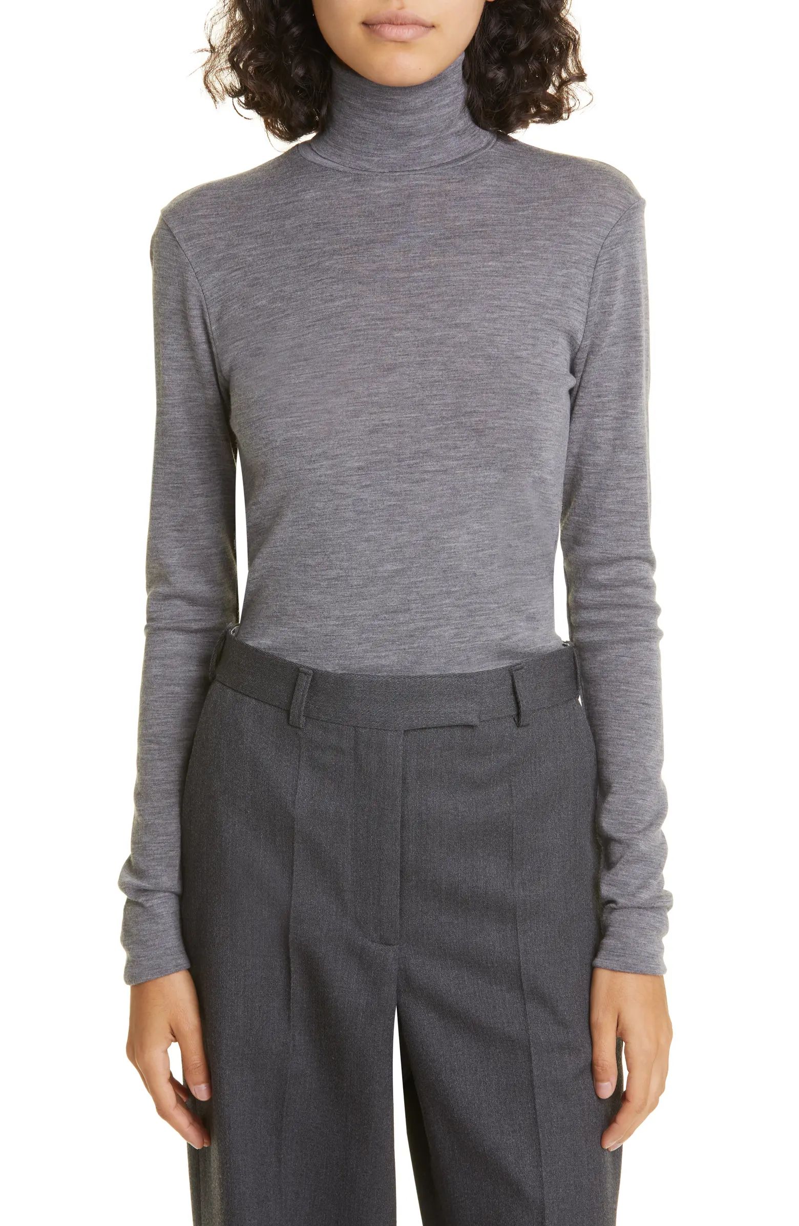 Merino Wool Turtleneck Top | Nordstrom