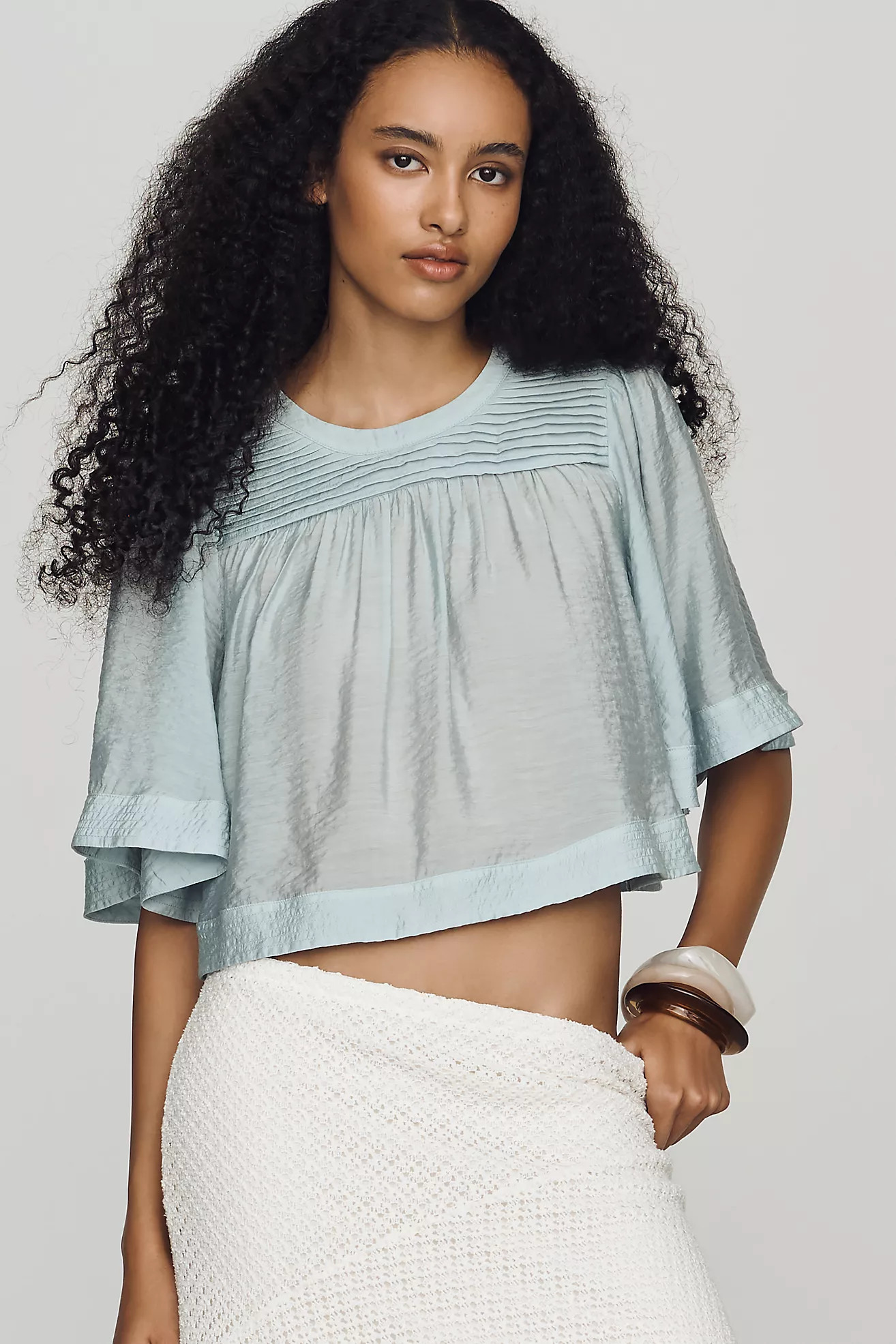 By Anthropologie Seamed Yoke Top | Anthropologie (US)