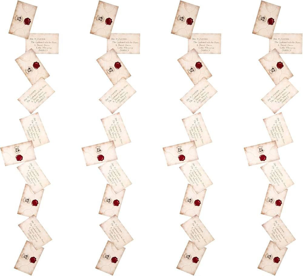 Conquest Journals Harry Potter Floating Hogwarts Acceptance Letter Decoration, 40 Letters and Cle... | Amazon (US)