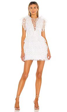 MAJORELLE Janey Mini Dress in White from Revolve.com | Revolve Clothing (Global)