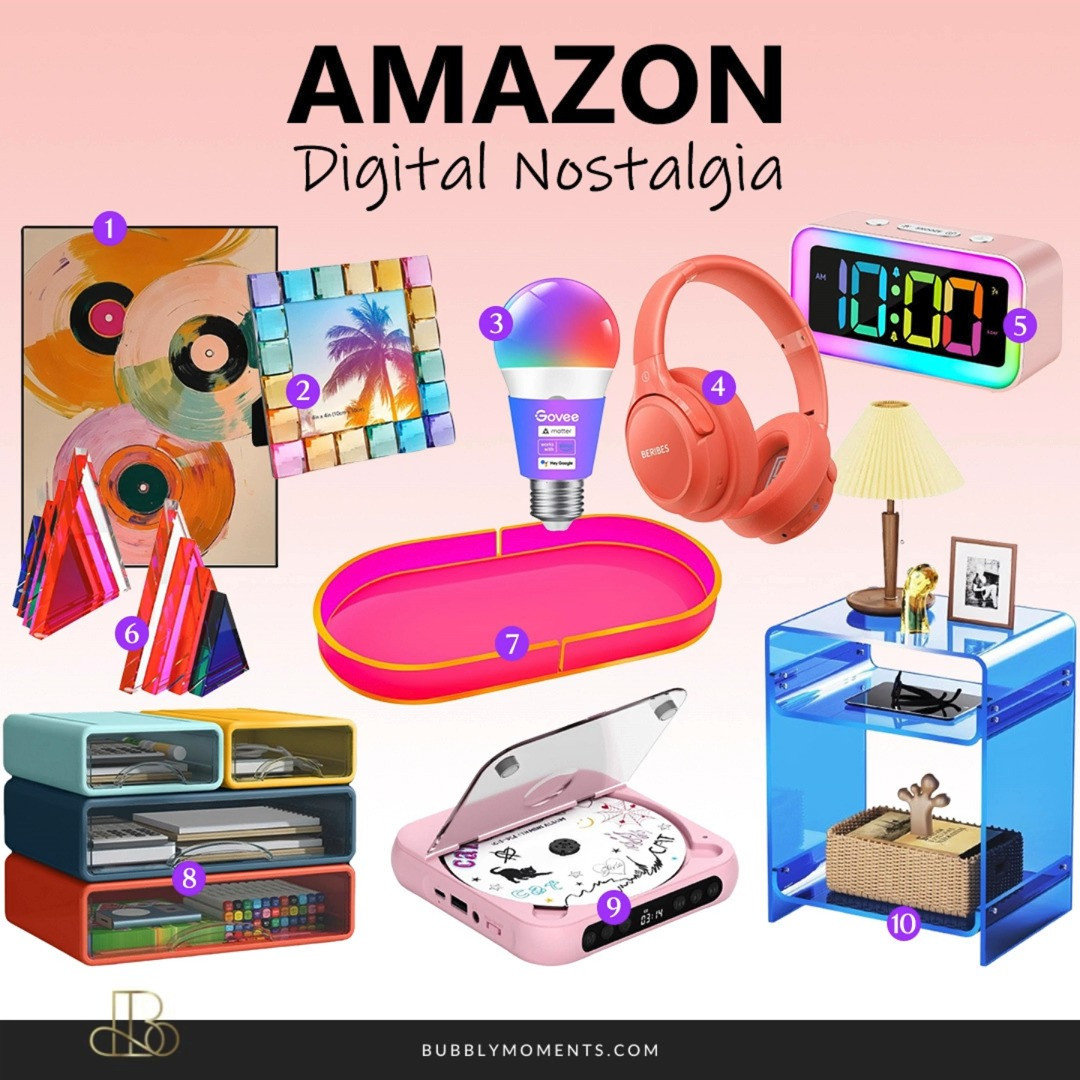 Love retro style? These Digital Nostalgia finds bring classic designs and modern charm together. From home décor to unique everyday items, this collection is full of fun and timeless pieces. Whether you're updating your space or looking for a thoughtful gift, you'll find great ideas here. Browse the collection, save your favorites, and check back for more trending finds. Follow for more stylish home, lifestyle, and everyday products you'll love.
#LTKHome #LTKStyle #LTKFinds #AmazonFinds #DigitalNostalgia #RetroStyle #VintageInspired #HomeDecor #HomeInspo #CozyHome #RetroDecor #ClassicStyle #TimelessDesign #Lifestyle #GiftIdeas #TrendingFinds #ShopTheLook #EverydayFavorites #MustHaveFinds 

 