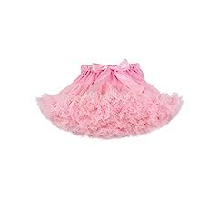 Baby Girls Tutu Skirt Princess Fluffy Soft Tulle Ballet Birthday Party Pettiskirt (9M-8T) | Amazon (US)